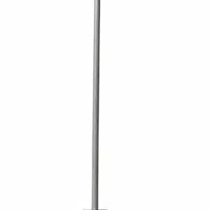 Trụ đỡ kim thu sét bằng sắt sơn chống rỉ sét D42 dài 2m dày 2.5mm, đế trụ 200x200x5mm
